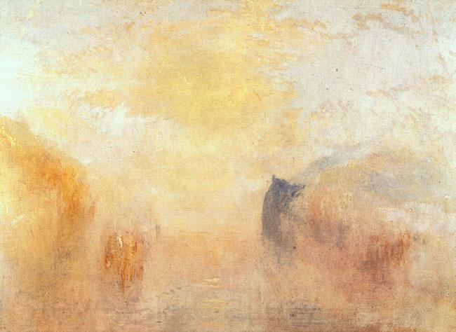 Joseph Mallord William Turner Sunrise Between Two Headlands Germany oil painting art